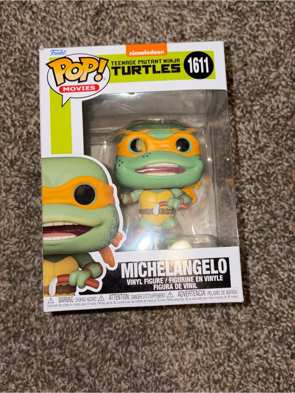 Funko Pop! Michelangelo Vinyl Figure - Green & Orange